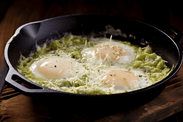 Keto Salsa Verde Eggs