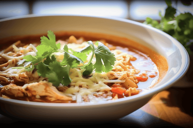 Keto Shredded Chicken Chili