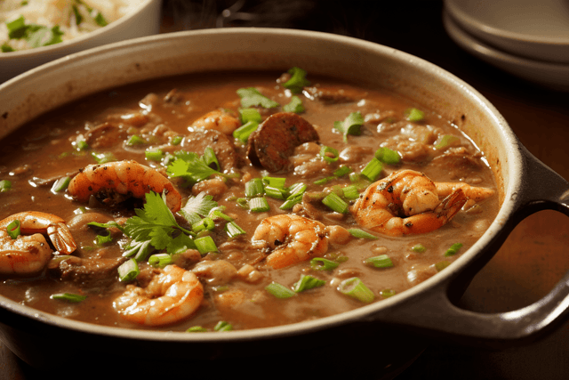 Keto Shrimp and Sausage Gumbo
