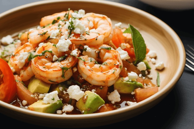 Keto Shrimp Avocado Salad