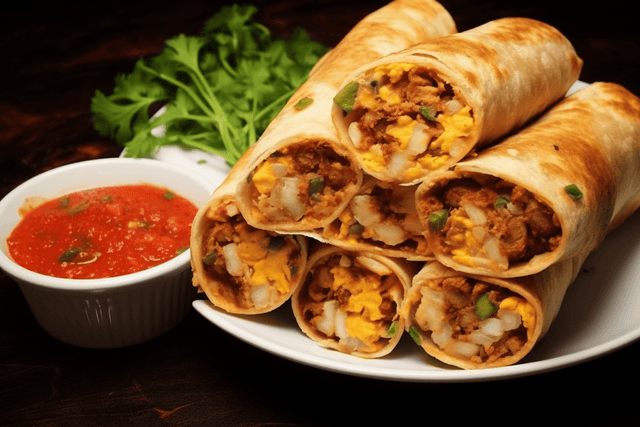 Keto Spicy Breakfast Taquitos