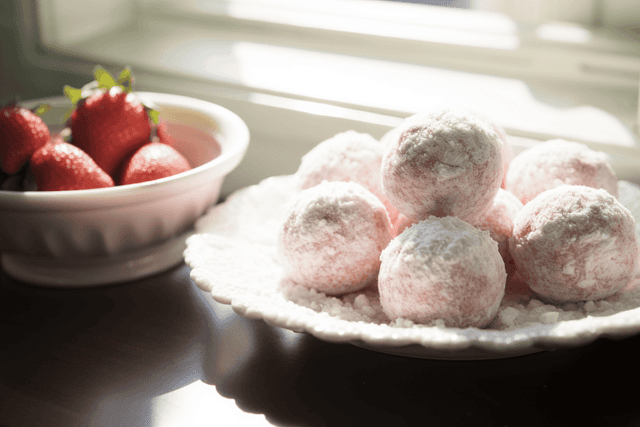 Keto Strawberry Cheesecake Fat Bombs