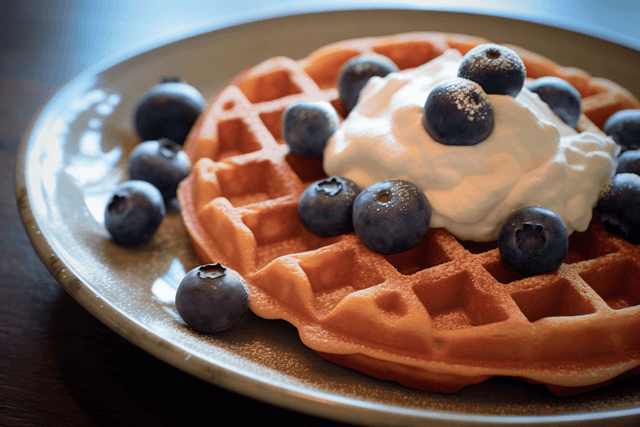Keto Strawberry Shortcake Chaffle