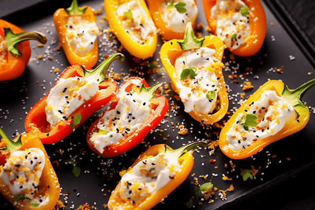 Keto Stuffed Baby Peppers