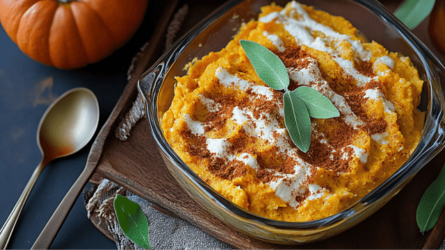 Keto Sweet Pumpkin Keto Cauliflower Puree