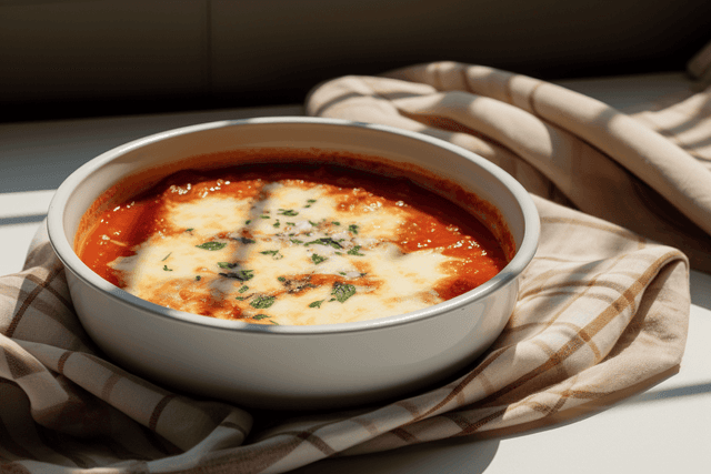 Keto Three Cheese Garlic Marinara