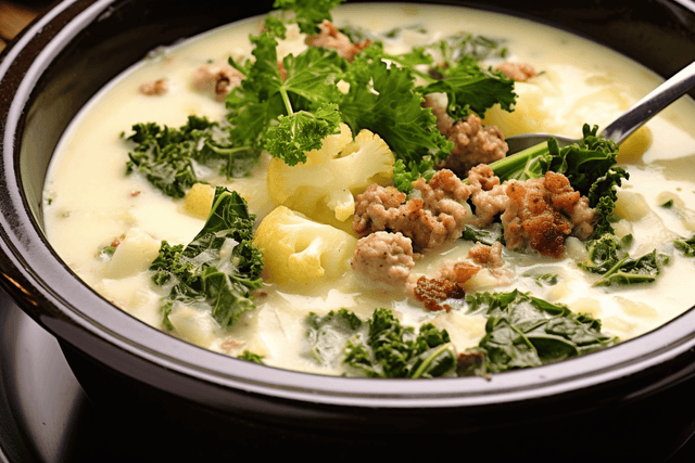 Keto Zuppa Toscana Soup
